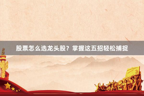 股票怎么选龙头股？掌握这五招轻松捕捉